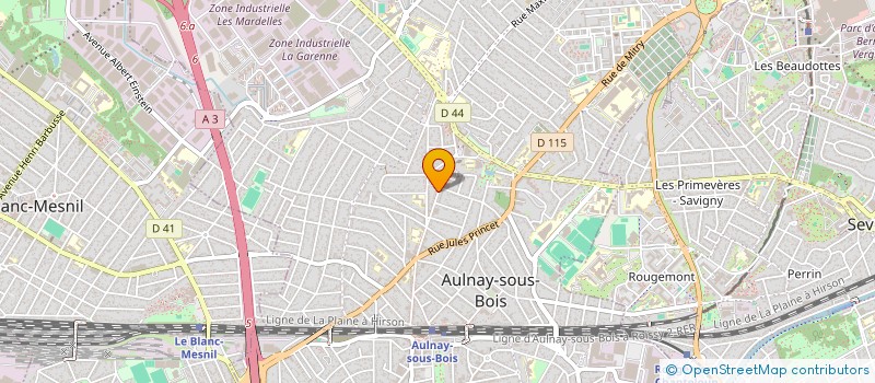 localisation de l'entreprise MONSIEUR MOHAMED MEDINI à AULNAY-SOUS-BOIS