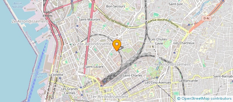 localisation de l'entreprise MONSIEUR MOHAMED MEDJEDED à MARSEILLE