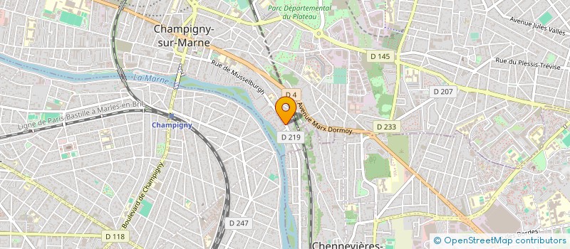 localisation de l'entreprise MONSIEUR MOHAMED MEDRAGNE à CHAMPIGNY-SUR-MARNE