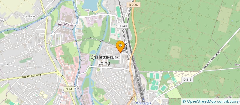 localisation de l'entreprise MONSIEUR MOHAMED MEGCHICHE à CHALETTE-SUR-LOING