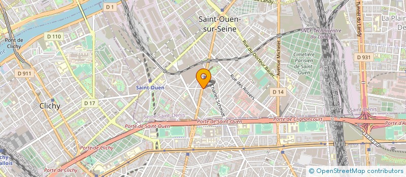 localisation de l'entreprise MONSIEUR MOHAMED MEGHDAS à SAINT-OUEN-SUR-SEINE