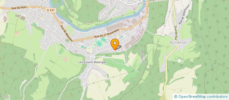 localisation de l'entreprise MONSIEUR MOHAMED MEGHRAOUI  MANDEURE