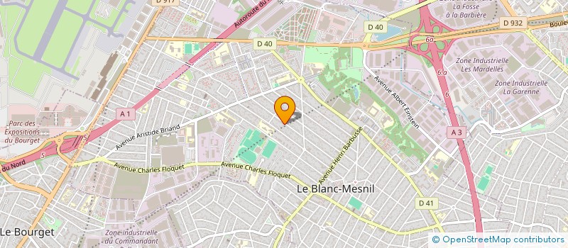 localisation de l'entreprise MONSIEUR MOHAMED MEHADJI à LE BLANC-MESNIL