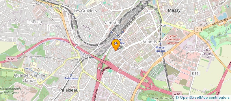 localisation de l'entreprise MONSIEUR MOHAMED MEHAR  PALAISEAU