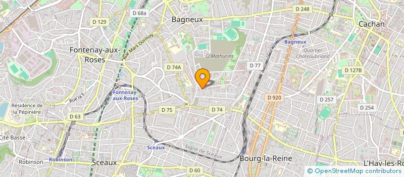 localisation de l'entreprise MONSIEUR MOHAMED MEHARZI à BAGNEUX