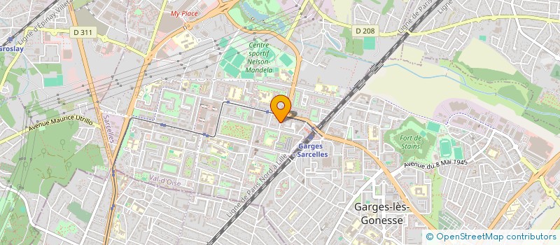 localisation de l'entreprise MONSIEUR MOHAMED MEHDI  SARCELLES