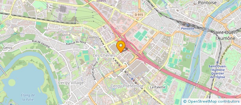 localisation de l'entreprise MONSIEUR MOHAMED MEHDI ADDOU  CERGY