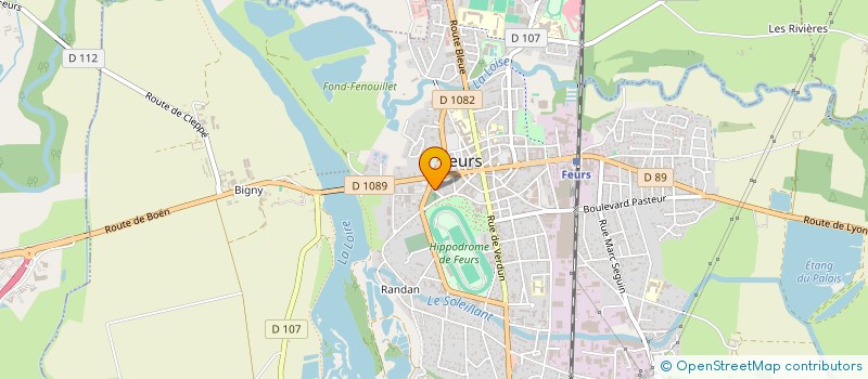 localisation de l'entreprise MONSIEUR MOHAMED-MEHDI DIB  FEURS