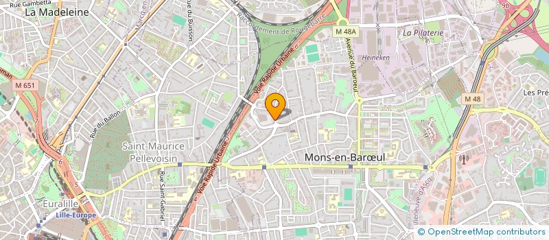 localisation de l'entreprise MONSIEUR MOHAMED MEHELLA  MONS-EN-BARUL