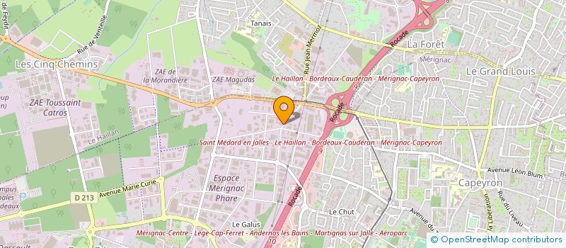 localisation de l'entreprise MONSIEUR MOHAMED MEHREZI à BORDEAUX