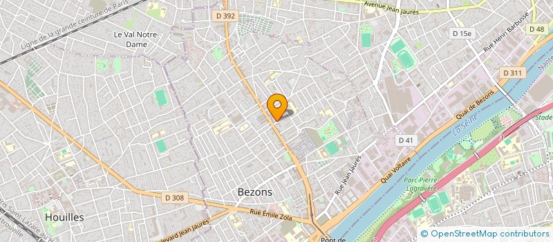 localisation de l'entreprise MONSIEUR MOHAMED MEHRI  BEZONS