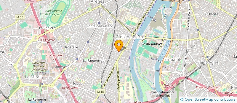 localisation de l'entreprise MONSIEUR MOHAMED MEHTOUGUI  TOULOUSE