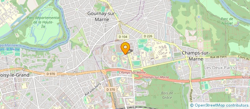 localisation de l'entreprise MONSIEUR MOHAMED MEJAAT  CHAMPS-SUR-MARNE