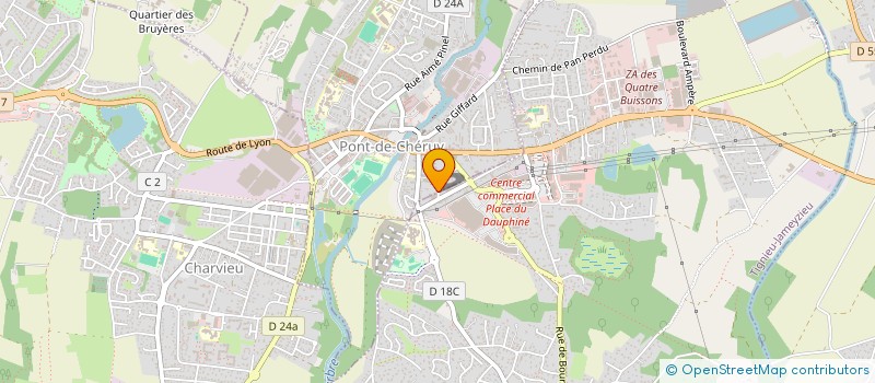 localisation de l'entreprise MONSIEUR MOHAMED MEJRI  PONT-DE-CHERUY