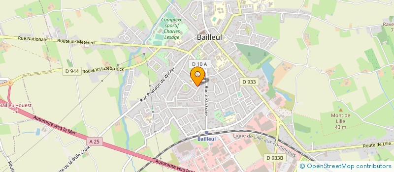 localisation de l'entreprise MONSIEUR MOHAMED MEKLA à BAILLEUL