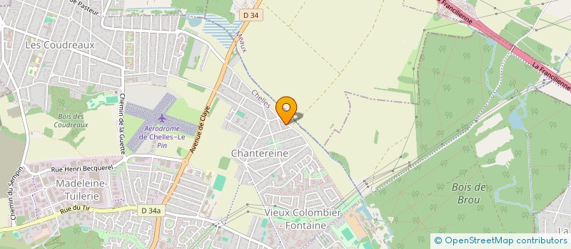 localisation de l'entreprise MONSIEUR MOHAMED MEKNI  CHELLES