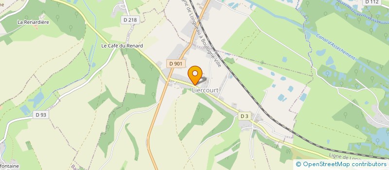 localisation de l'entreprise MONSIEUR MOHAMED MEKNI  LIERCOURT