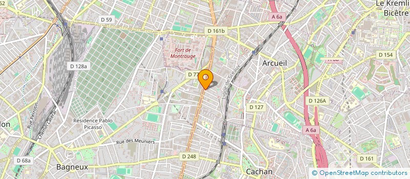 localisation de l'entreprise MONSIEUR MOHAMED MEKOUAR à ARCUEIL
