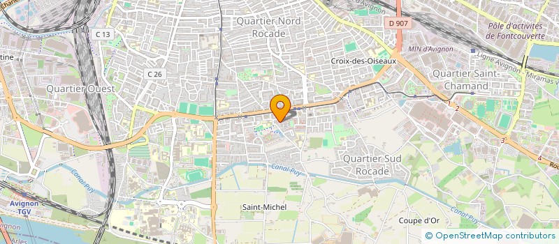 localisation de l'entreprise MONSIEUR MOHAMED MELLAH  AVIGNON