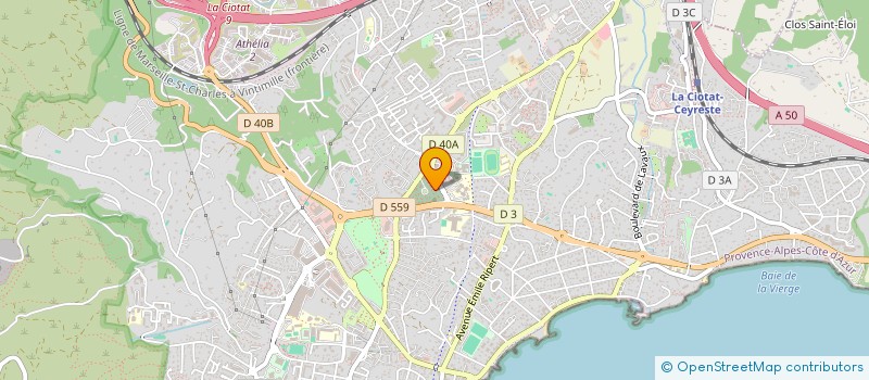 localisation de l'entreprise MONSIEUR MOHAMED MELLITI  LA CIOTAT