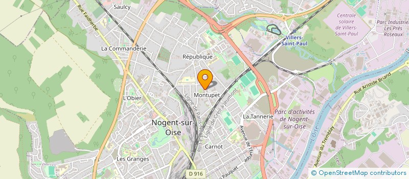 localisation de l'entreprise MONSIEUR MOHAMED MELLOUK  NOGENT-SUR-OISE