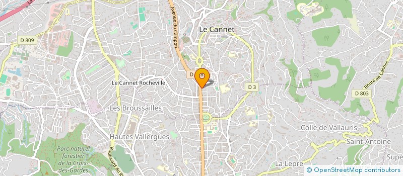 localisation de l'entreprise MONSIEUR MOHAMED MEMMI à LE CANNET