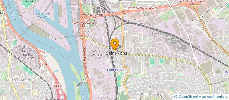 localisation de l'entreprise MONSIEUR MOHAMED MENGHOUR  SAINT-FONS