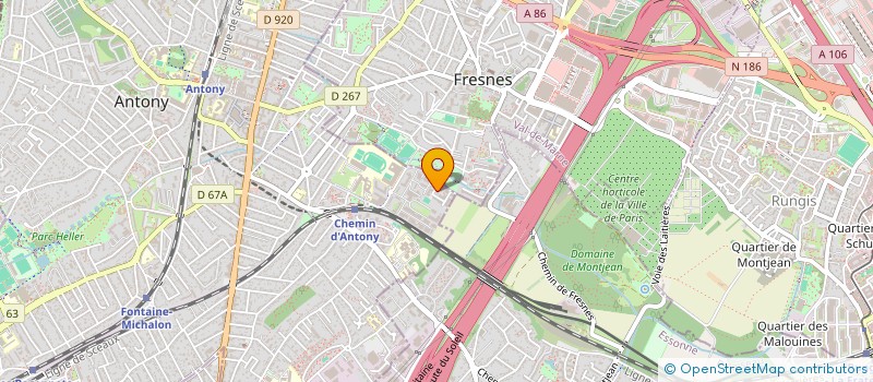 localisation de l'entreprise MONSIEUR MOHAMED MERABET à ANTONY