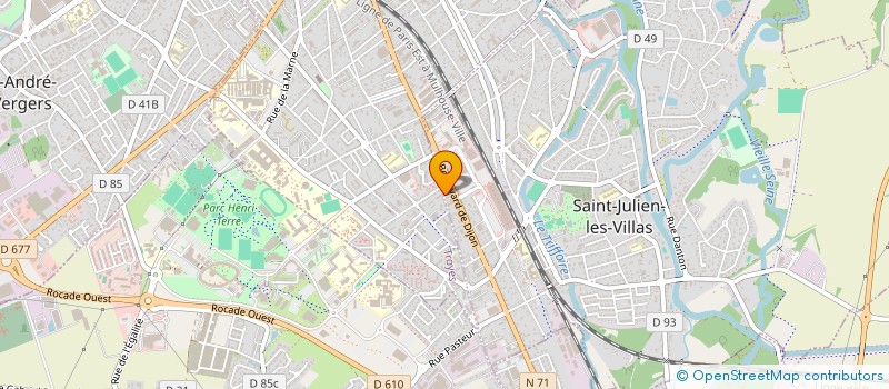 localisation de l'entreprise MONSIEUR MOHAMED MERABET  SAINT-JULIEN-LES-VILLAS