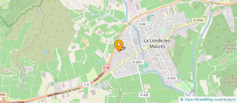 localisation de l'entreprise MONSIEUR MOHAMED MERBOUHI  LA LONDE-LES-MAURES