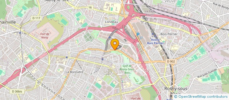 localisation de l'entreprise MONSIEUR MOHAMED MERIEM à ROSNY-SOUS-BOIS