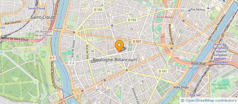 localisation de l'entreprise MONSIEUR MOHAMED MERIMI à BOULOGNE-BILLANCOURT
