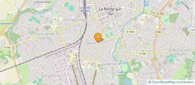 localisation de l'entreprise MONSIEUR MOHAMED MERINI à LA ROCHE-SUR-YON