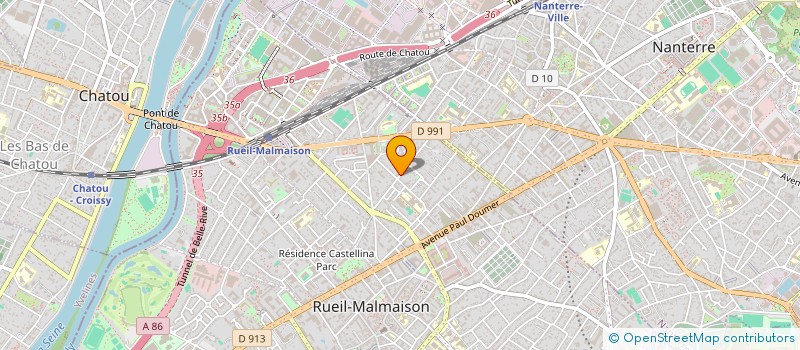 localisation de l'entreprise MONSIEUR MOHAMED MEROUCHI à RUEIL-MALMAISON