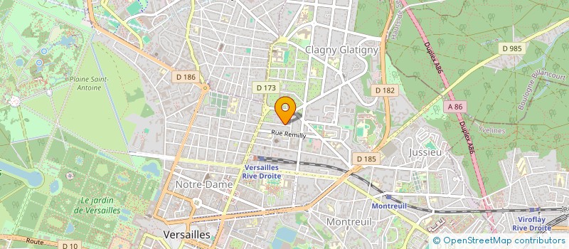 localisation de l'entreprise MONSIEUR MOHAMED MERZOUGUI à VERSAILLES