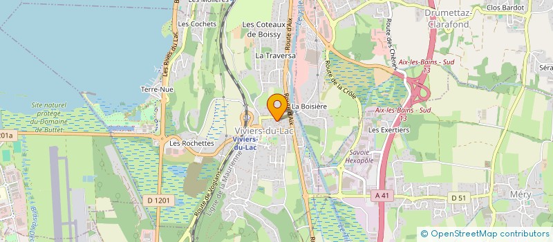 localisation de l'entreprise MONSIEUR MOHAMED MERZOUKI  VIVIERS-DU-LAC