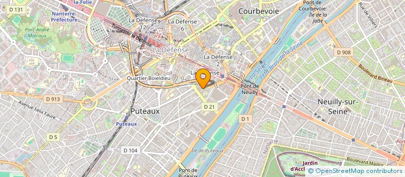 localisation de l'entreprise MONSIEUR MOHAMED MESKINI  PUTEAUX