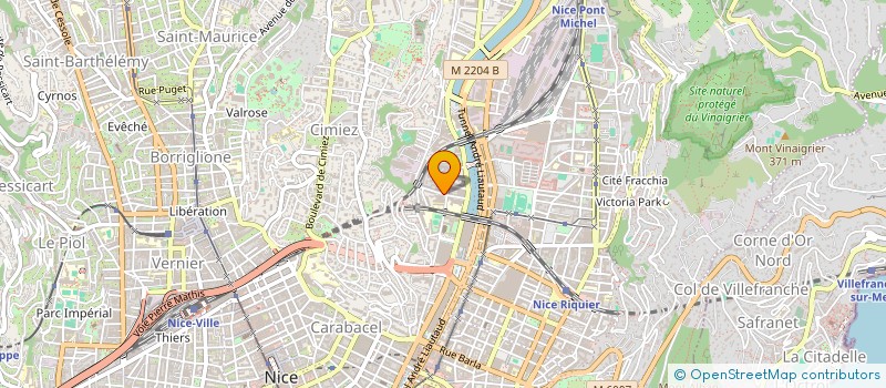 localisation de l'entreprise MONSIEUR MOHAMED MESSAOUD à NICE