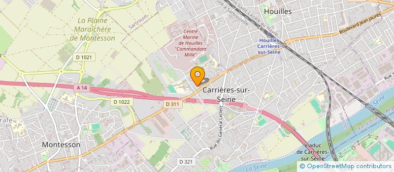 localisation de l'entreprise MONSIEUR MOHAMED MESSAOUD  CARRIERES-SUR-SEINE