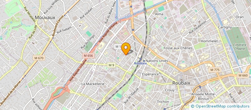 localisation de l'entreprise MONSIEUR MOHAMED MESSAOUDI à ROUBAIX