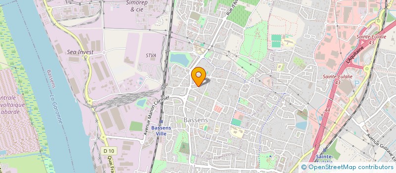 localisation de l'entreprise MONSIEUR MOHAMED MESSAOUDI  BASSENS