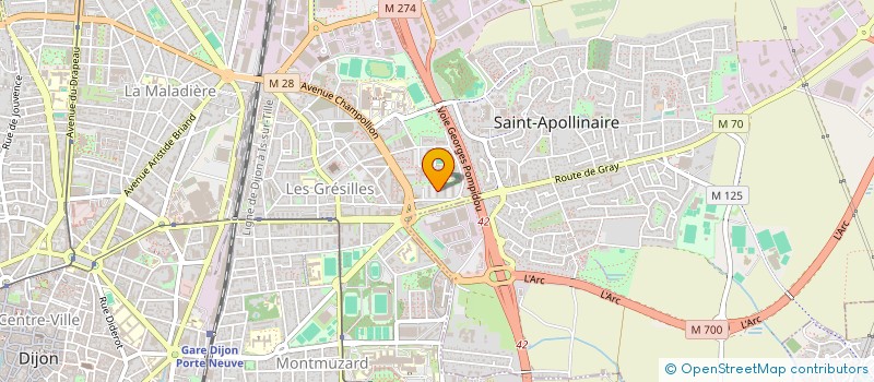 localisation de l'entreprise MONSIEUR MOHAMED MESTOURI à DIJON