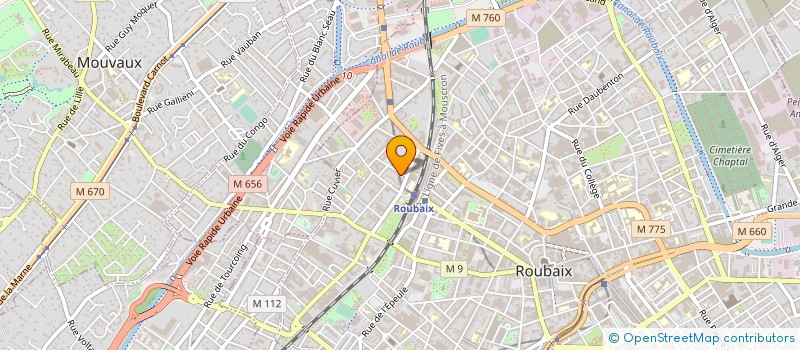 localisation de l'entreprise MONSIEUR MOHAMED METIDJI  ROUBAIX