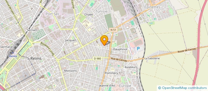 localisation de l'entreprise MONSIEUR MOHAMED MEZAZRA  REIMS