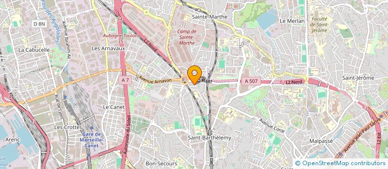 localisation de l'entreprise MONSIEUR MOHAMED MEZIANE à MARSEILLE 14