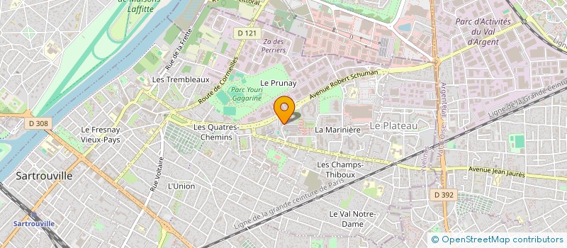 localisation de l'entreprise MONSIEUR MOHAMED MEZIANI  SARTROUVILLE