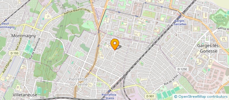 localisation de l'entreprise MONSIEUR MOHAMED MEZOUAR  PIERREFITTE-SUR-SEINE