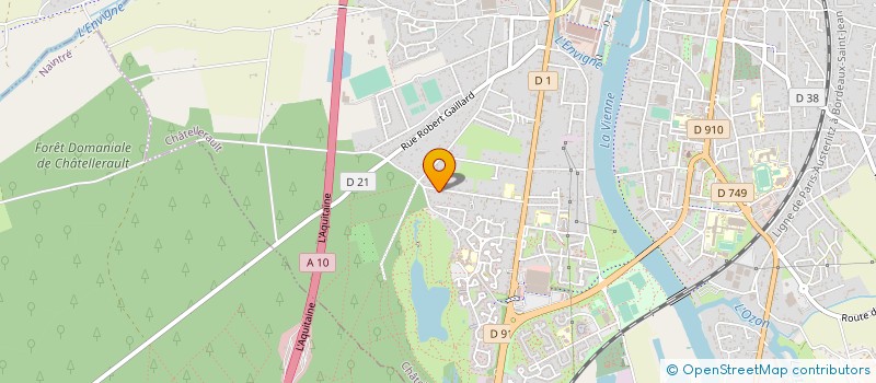 localisation de l'entreprise MONSIEUR MOHAMED MEZZAH  CHATELLERAULT