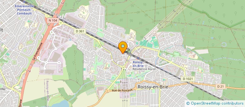 localisation de l'entreprise MONSIEUR MOHAMED MGHEZZI ARAFI  ROISSY-EN-BRIE