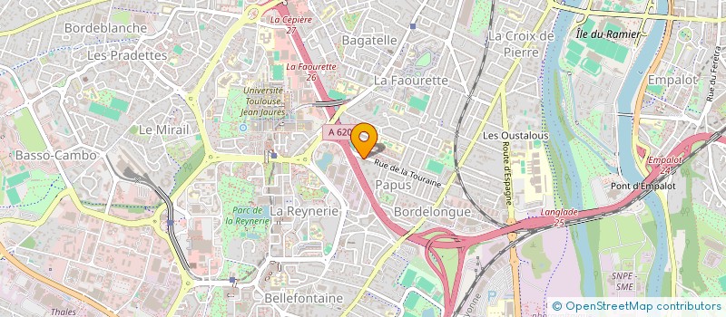 localisation de l'entreprise MONSIEUR MOHAMED MHAMDI à TOULOUSE